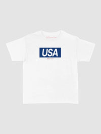usa baby tee - In Print We Trust