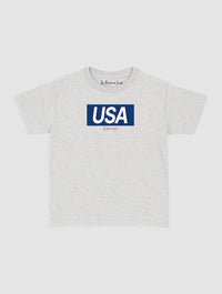 usa baby tee - In Print We Trust