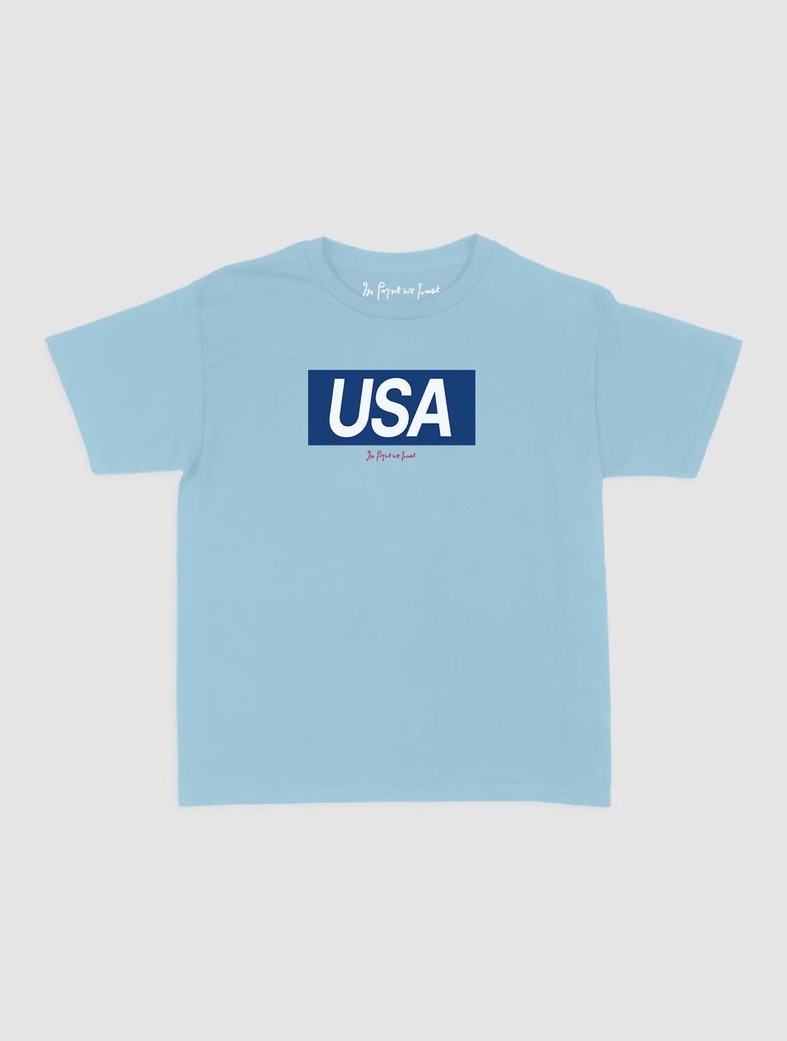 usa baby tee - In Print We Trust