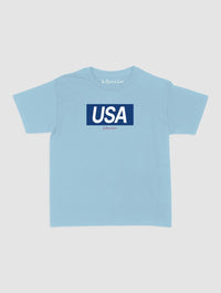 usa baby tee - In Print We Trust