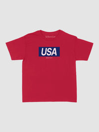 usa baby tee - In Print We Trust
