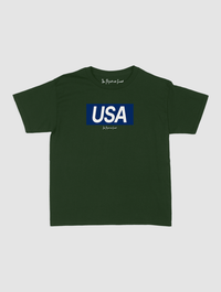 usa baby tee - In Print We Trust