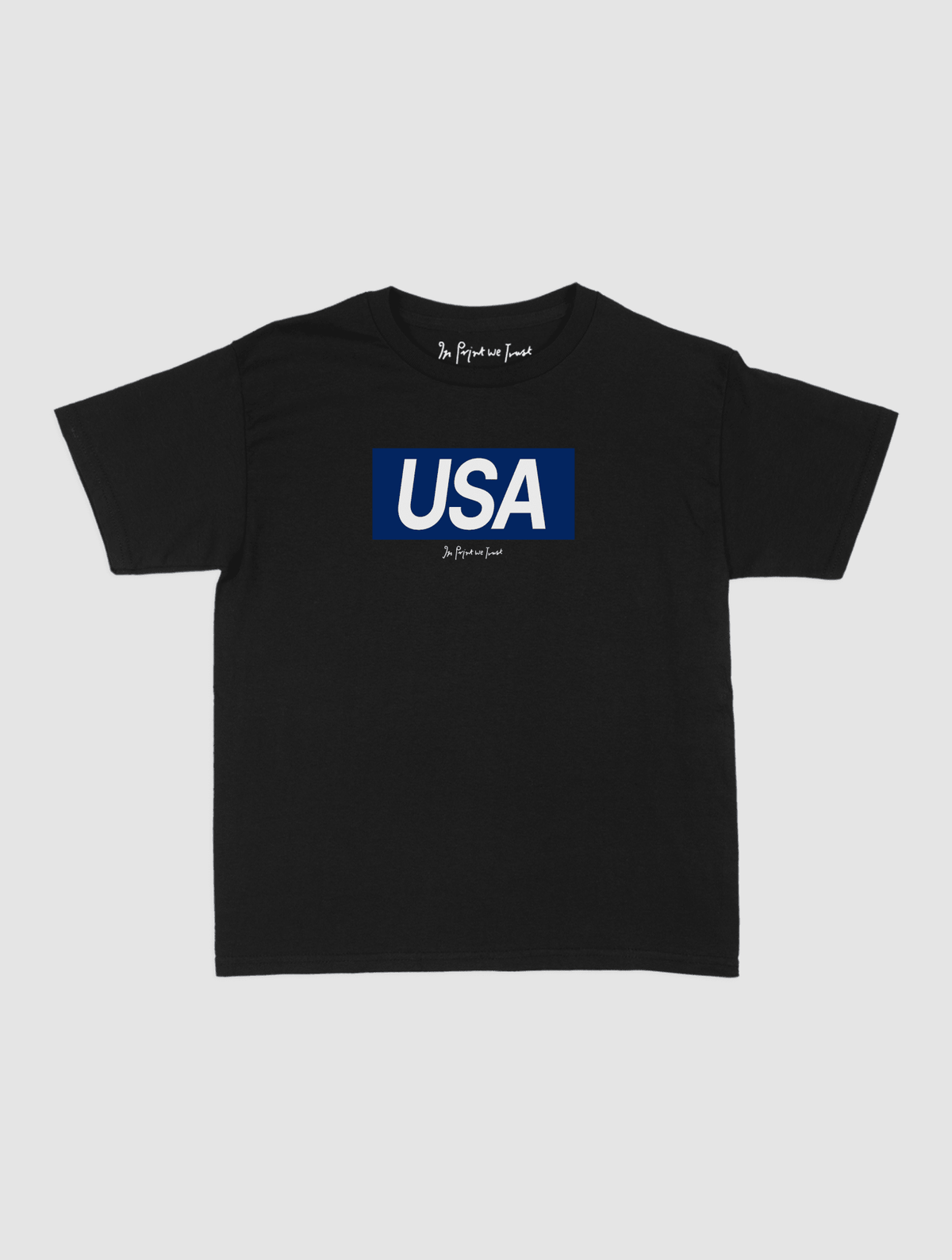 usa baby tee - In Print We Trust