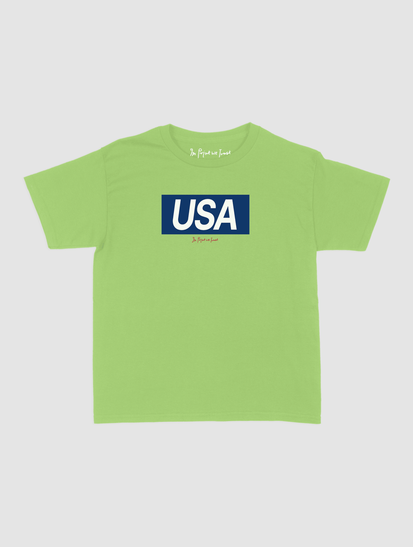 usa baby tee - In Print We Trust