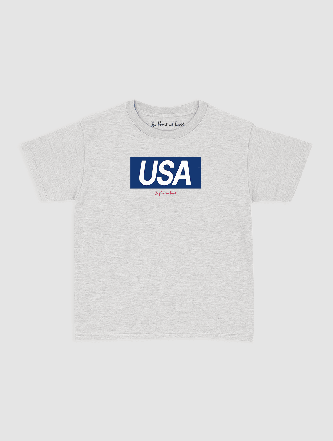 usa baby tee - In Print We Trust