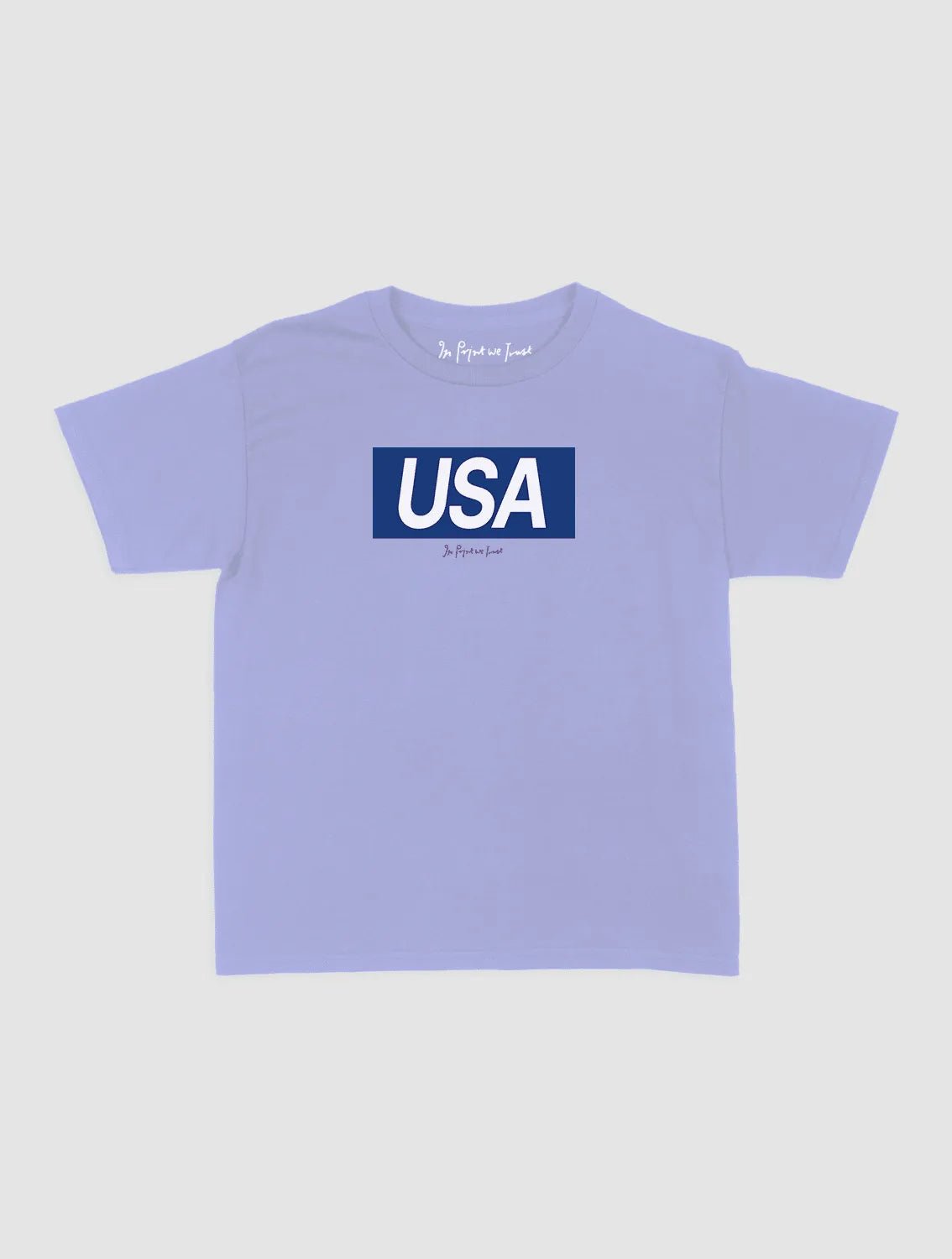 usa baby tee - In Print We Trust