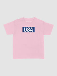 usa baby tee - In Print We Trust