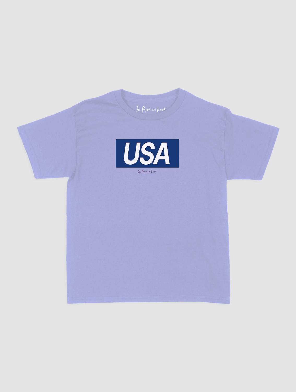 usa baby tee - In Print We Trust