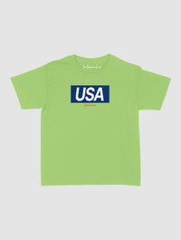 usa baby tee - In Print We Trust