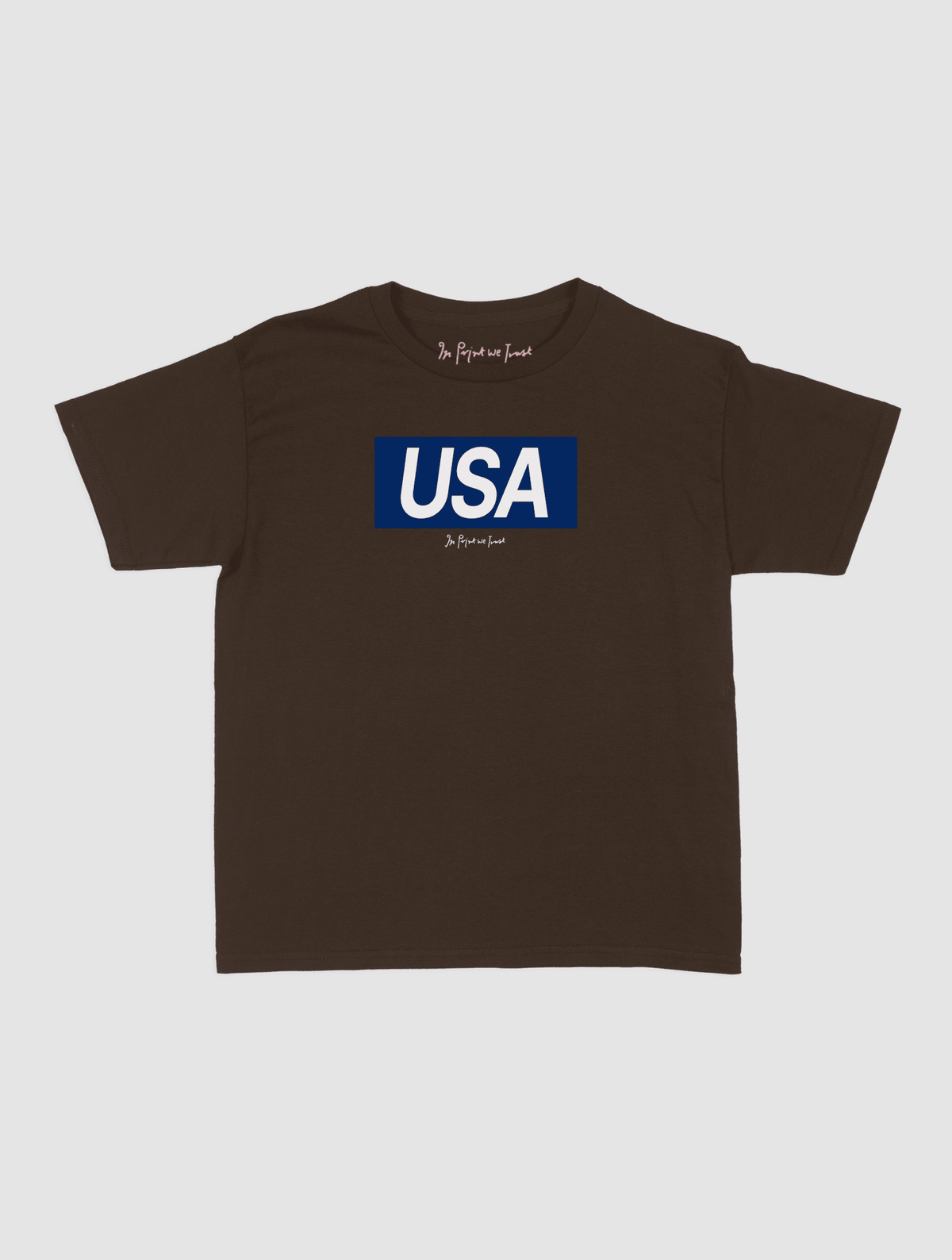 usa baby tee - In Print We Trust