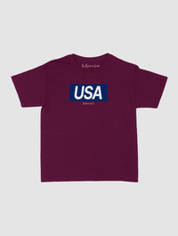 usa baby tee - In Print We Trust