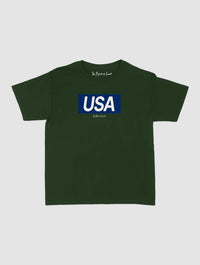 usa baby tee - In Print We Trust
