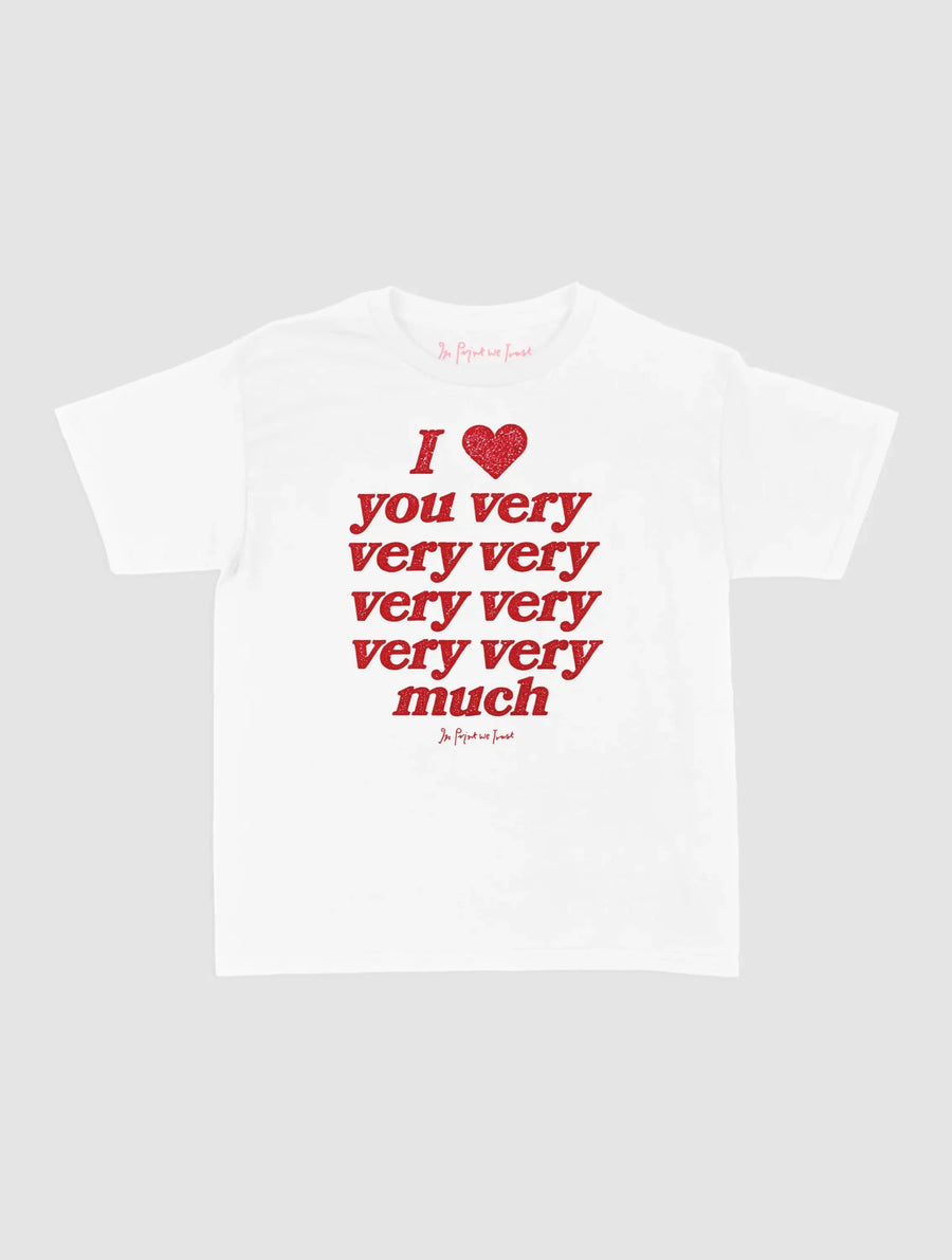 very very much baby tee - In Print We Trust