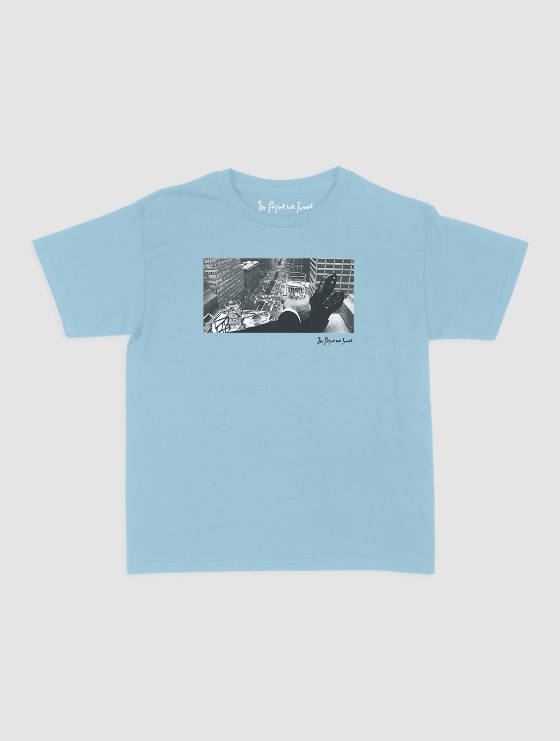 wall street baby tee - In Print We Trust