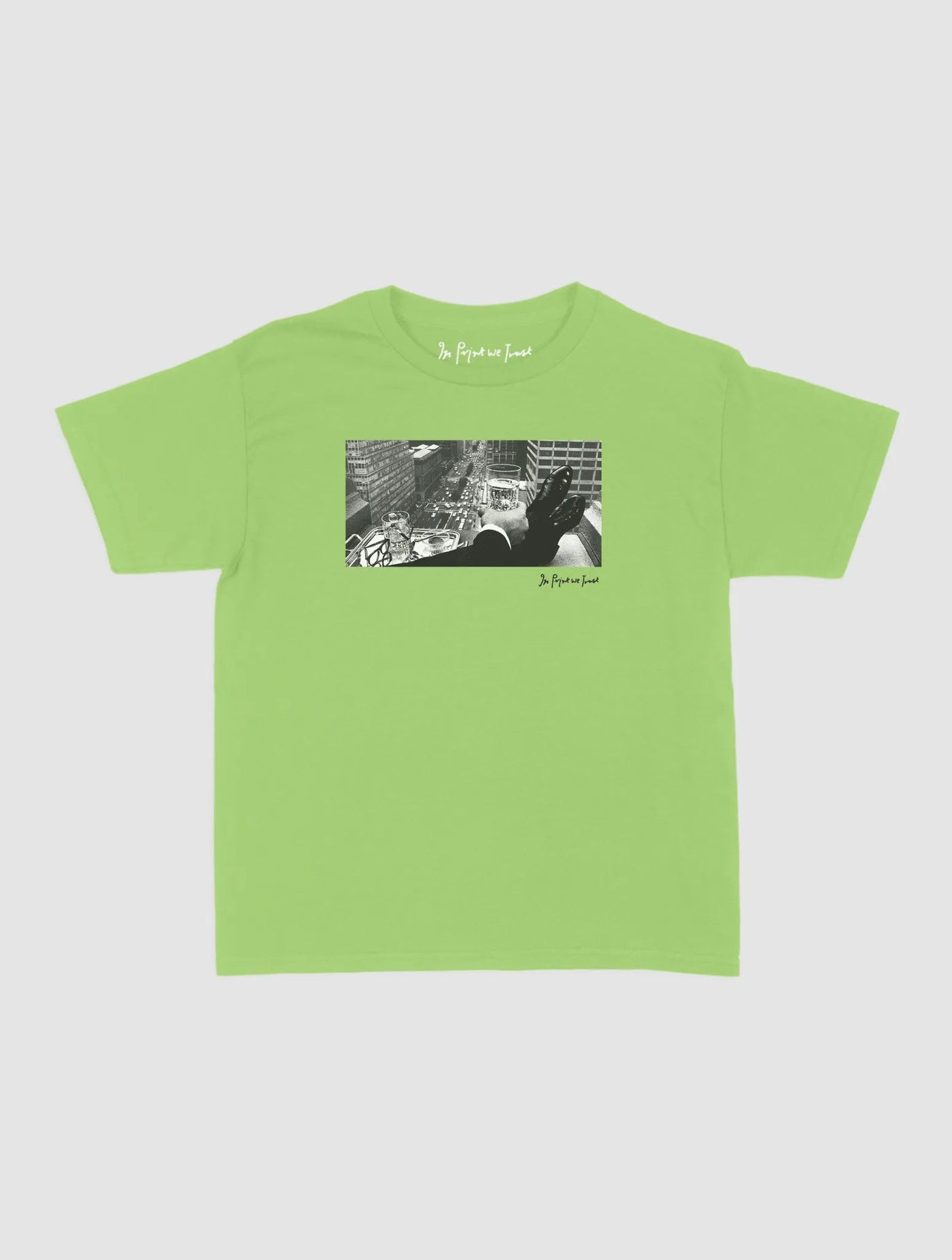 wall street baby tee - In Print We Trust