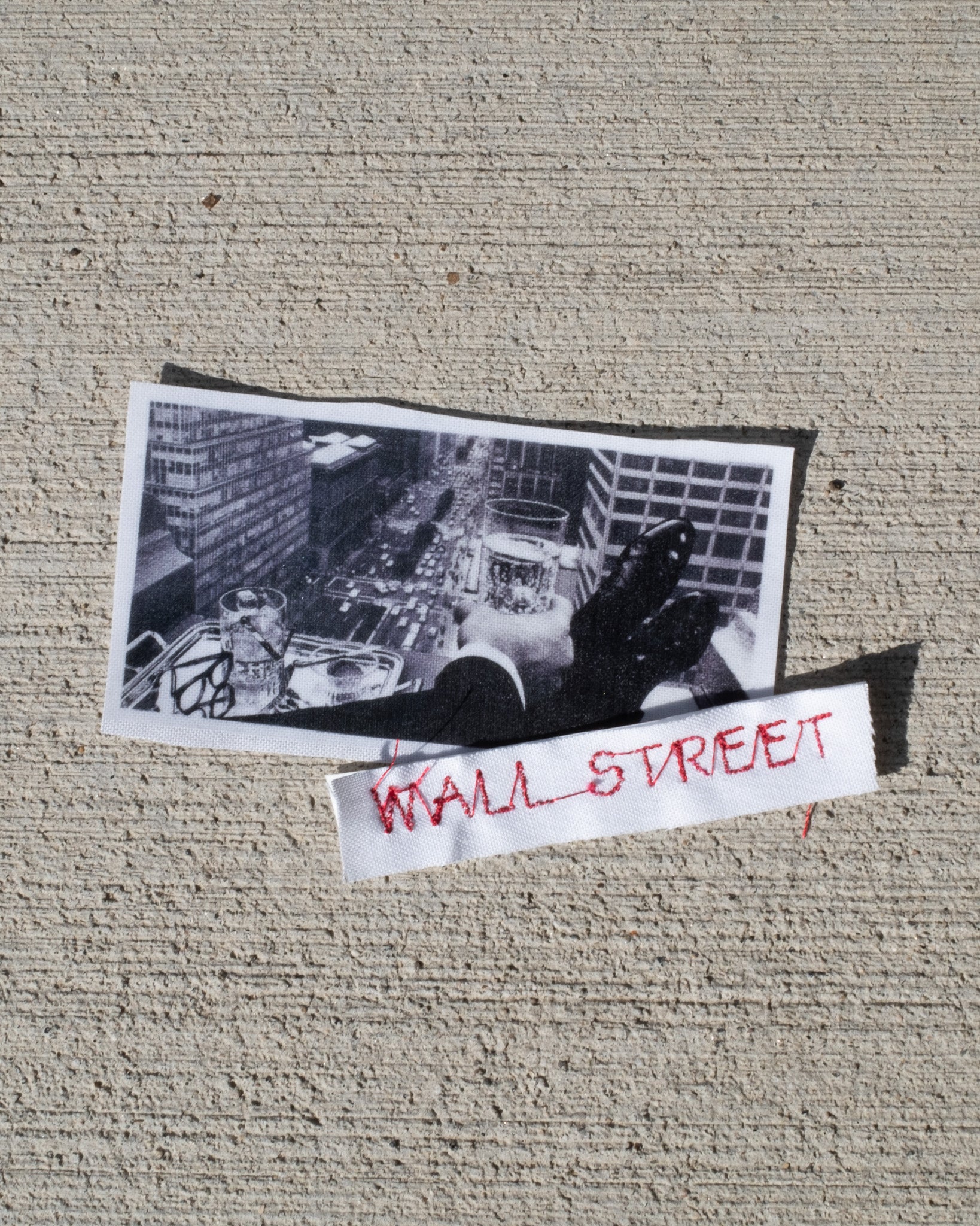 wall street baby tee - In Print We Trust