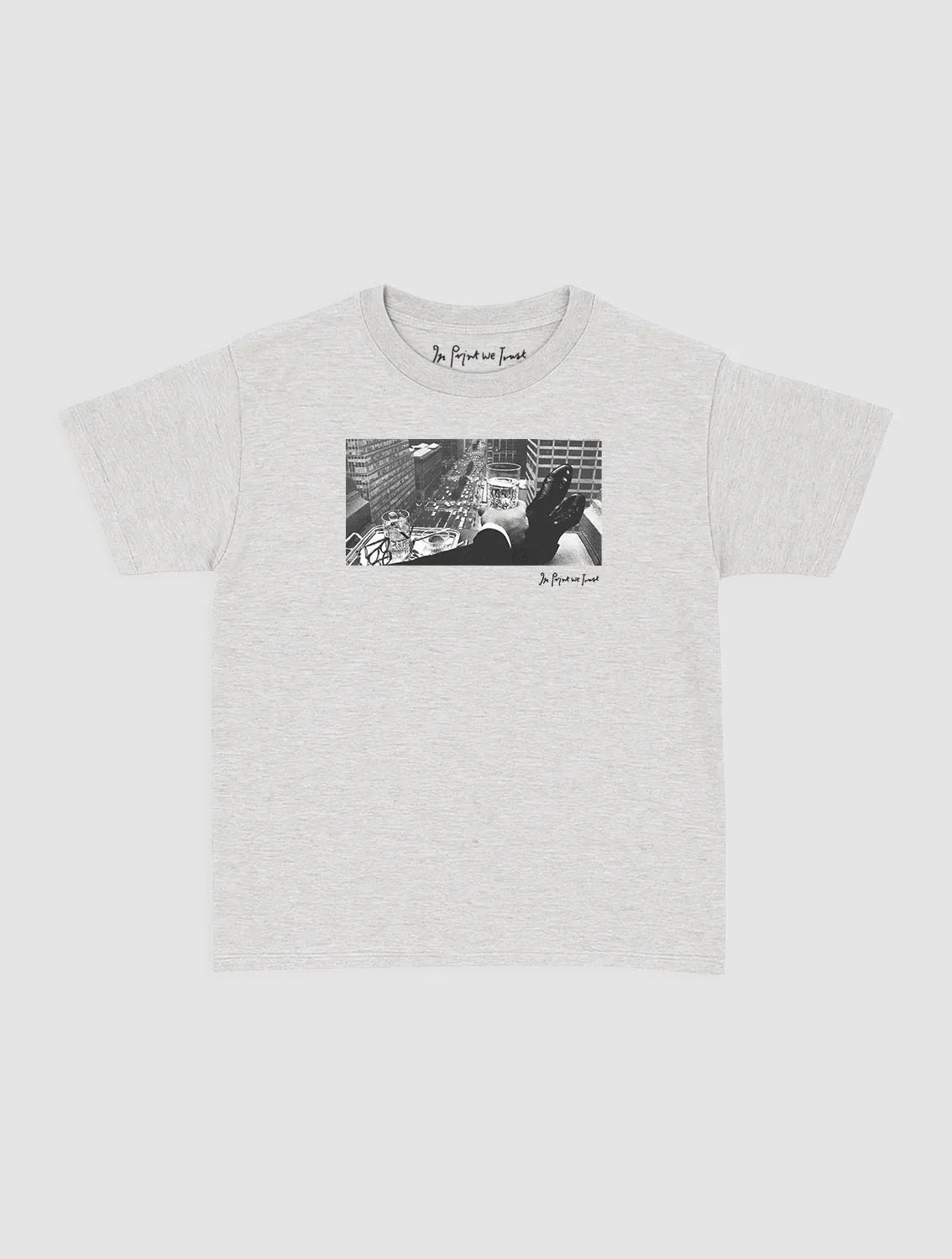wall street baby tee - In Print We Trust