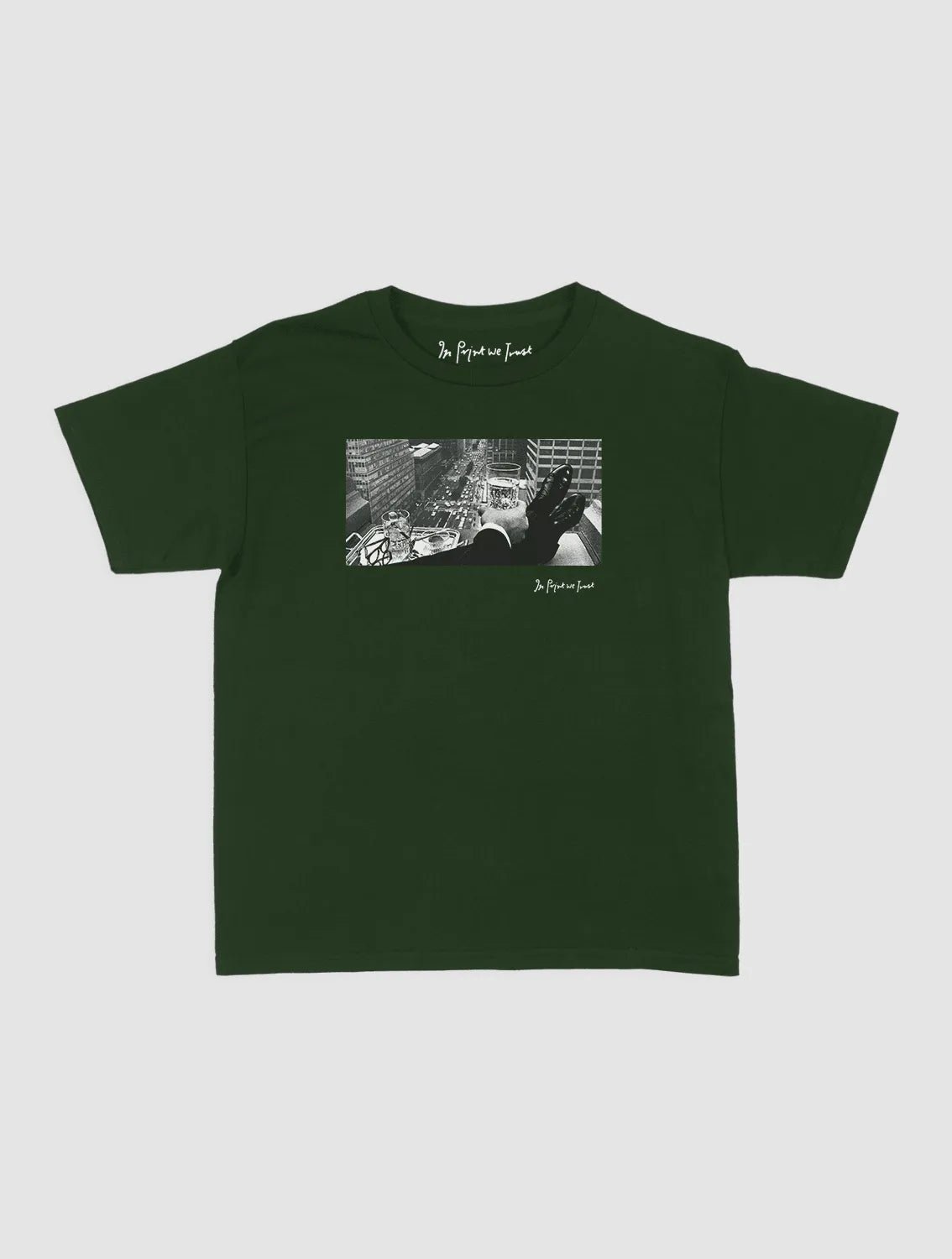 wall street baby tee - In Print We Trust