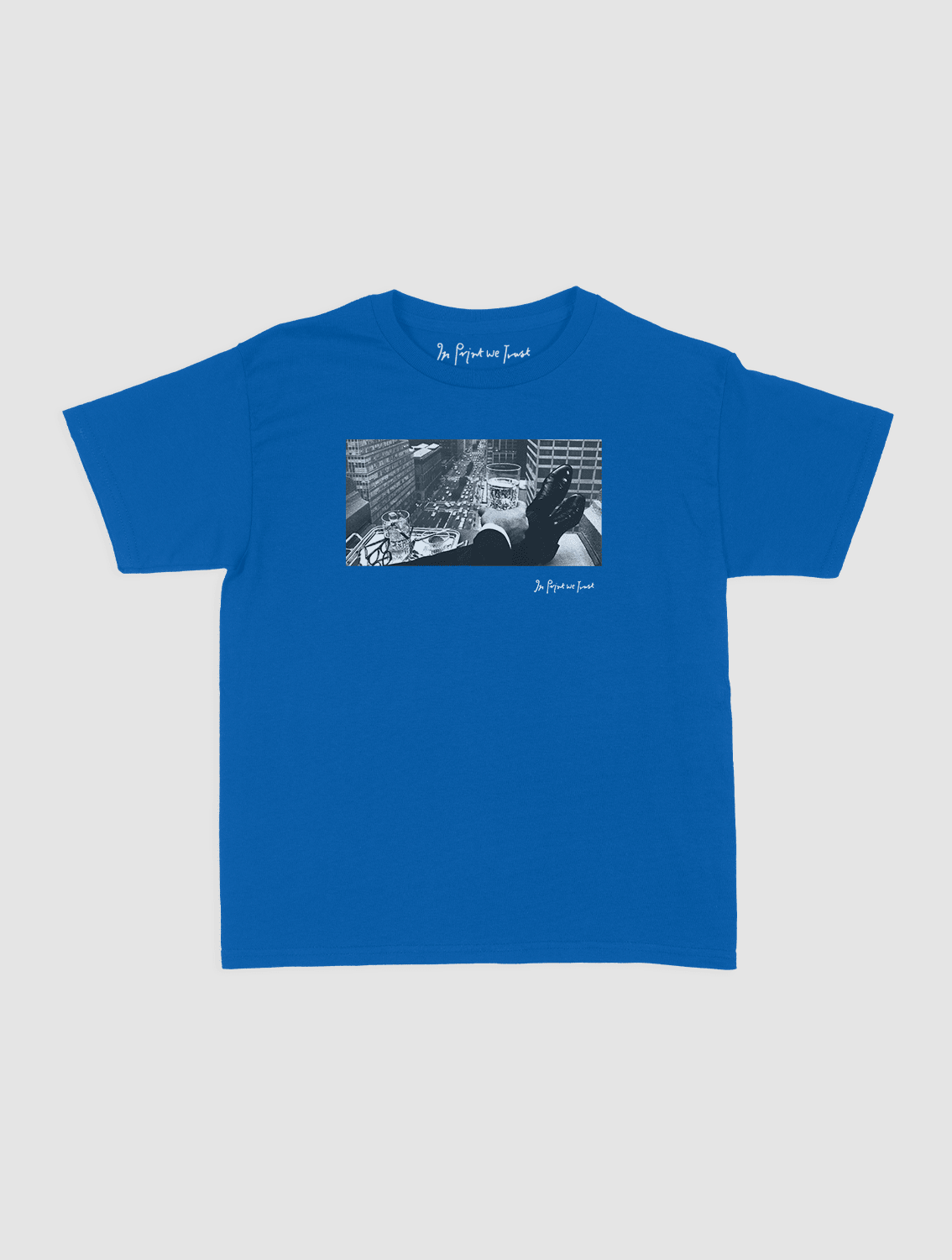 wall street baby tee - In Print We Trust