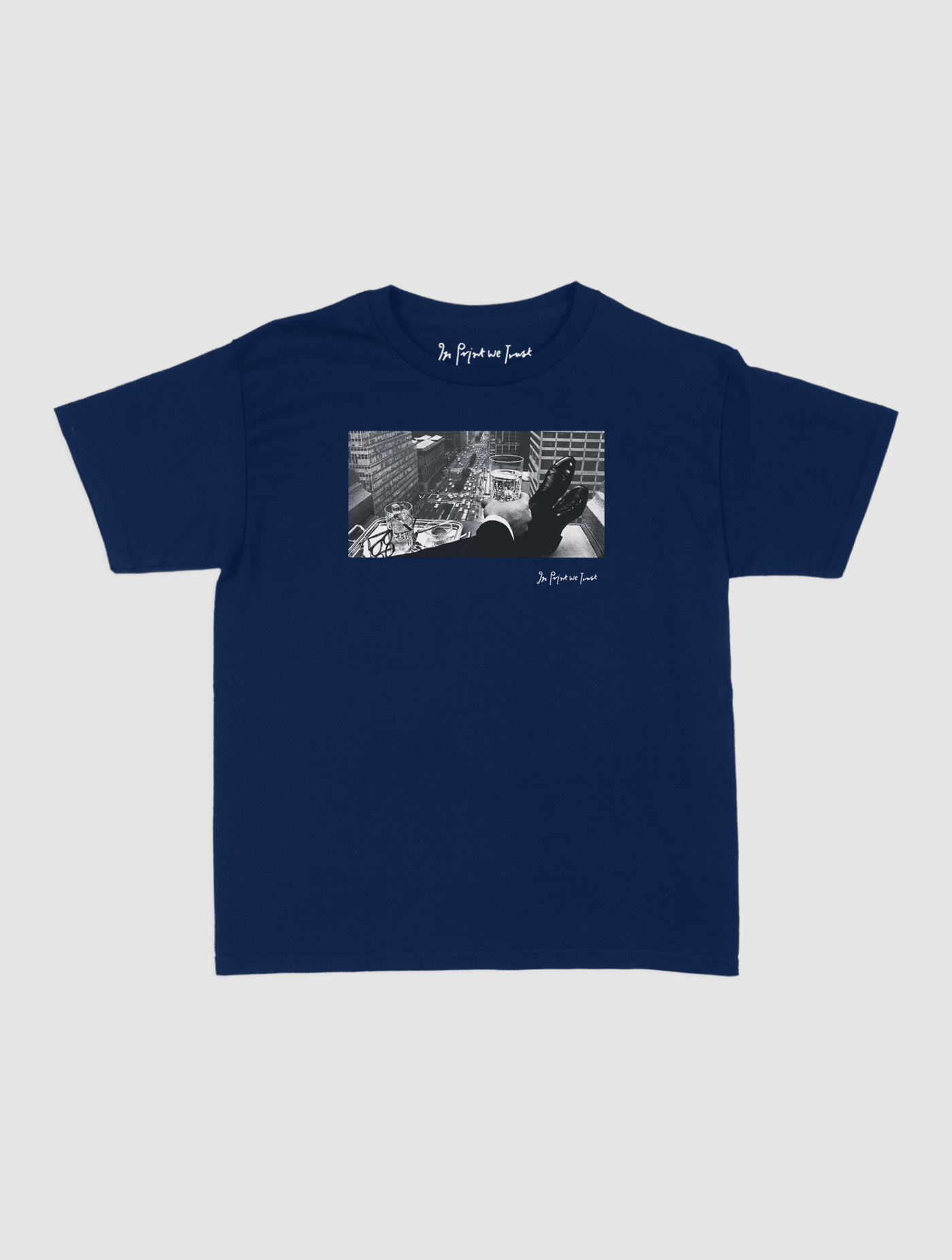 wall street baby tee - In Print We Trust
