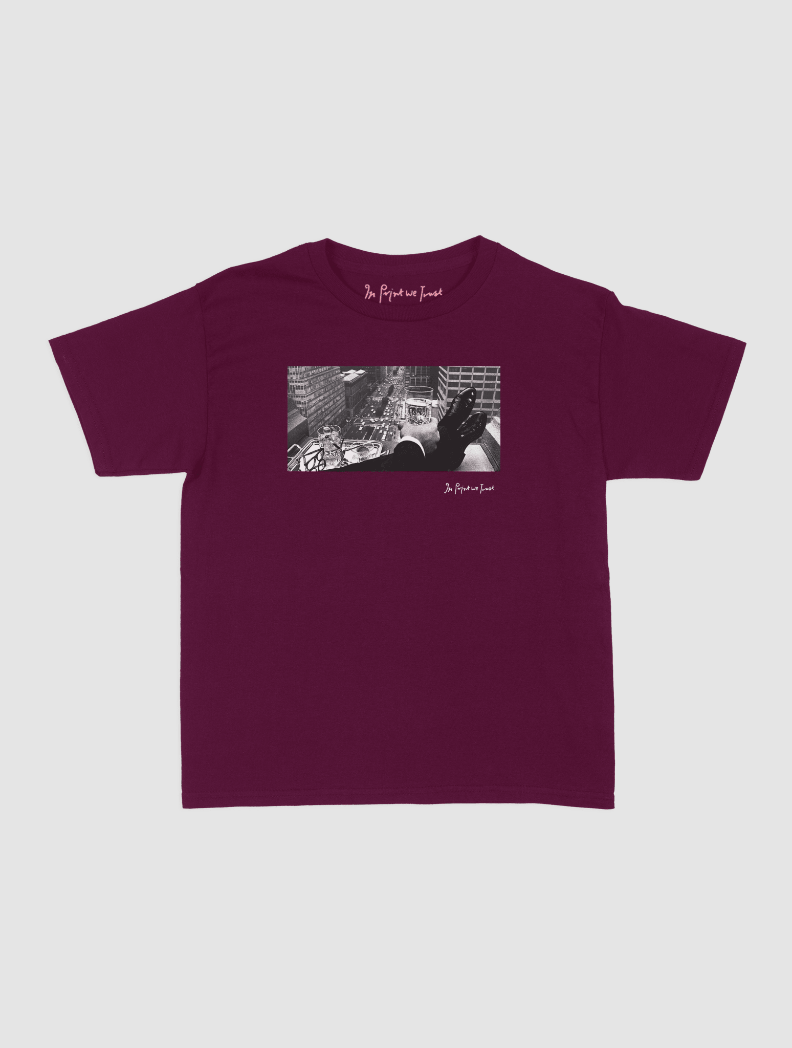 wall street baby tee - In Print We Trust