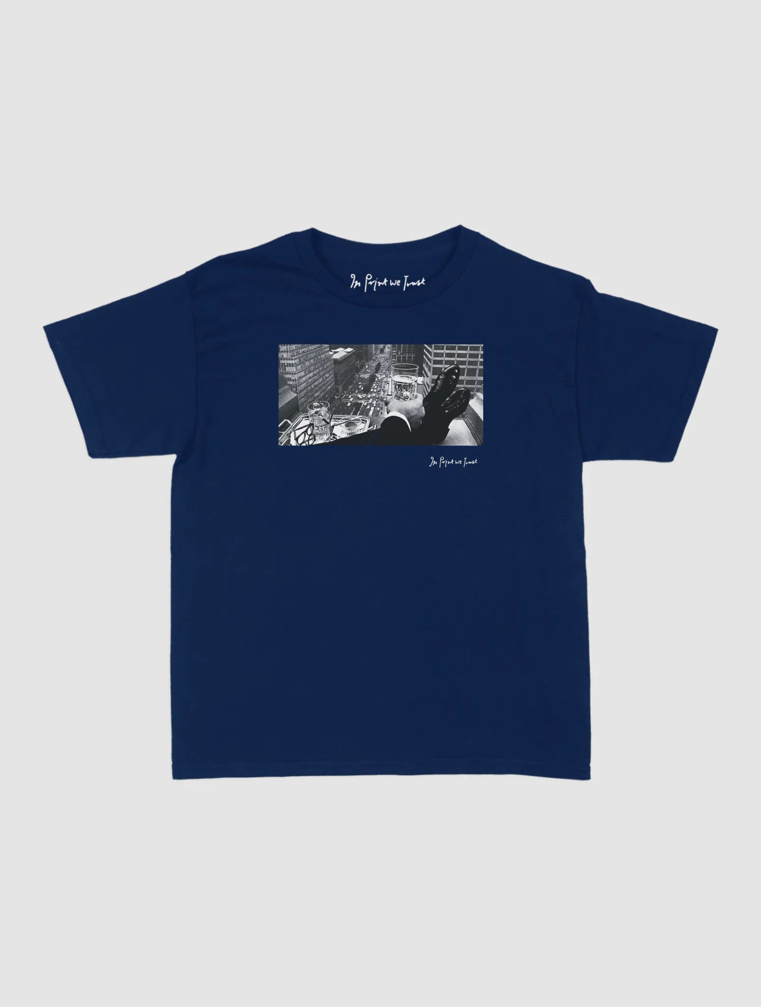 wall street baby tee - In Print We Trust