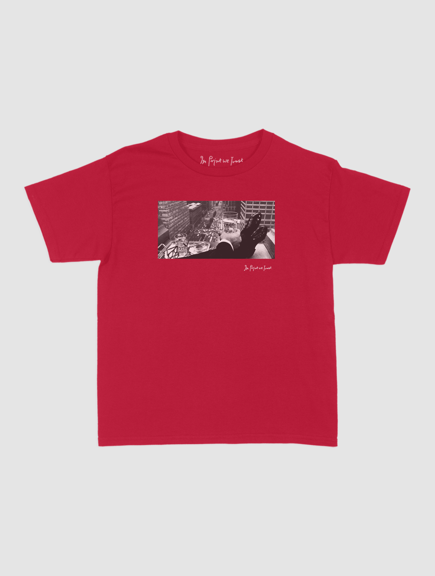 wall street baby tee - In Print We Trust