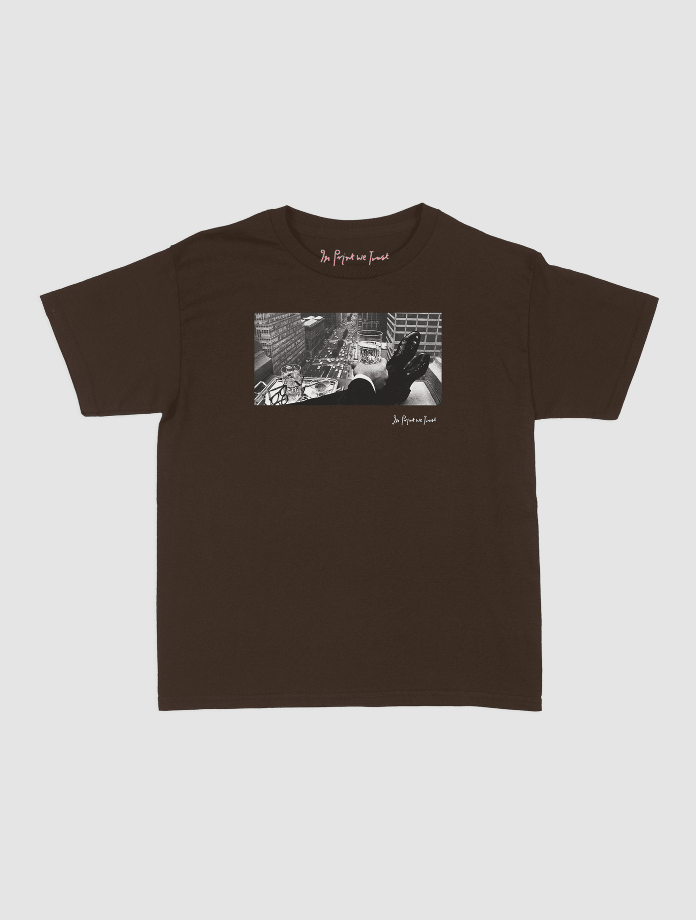 wall street baby tee - In Print We Trust