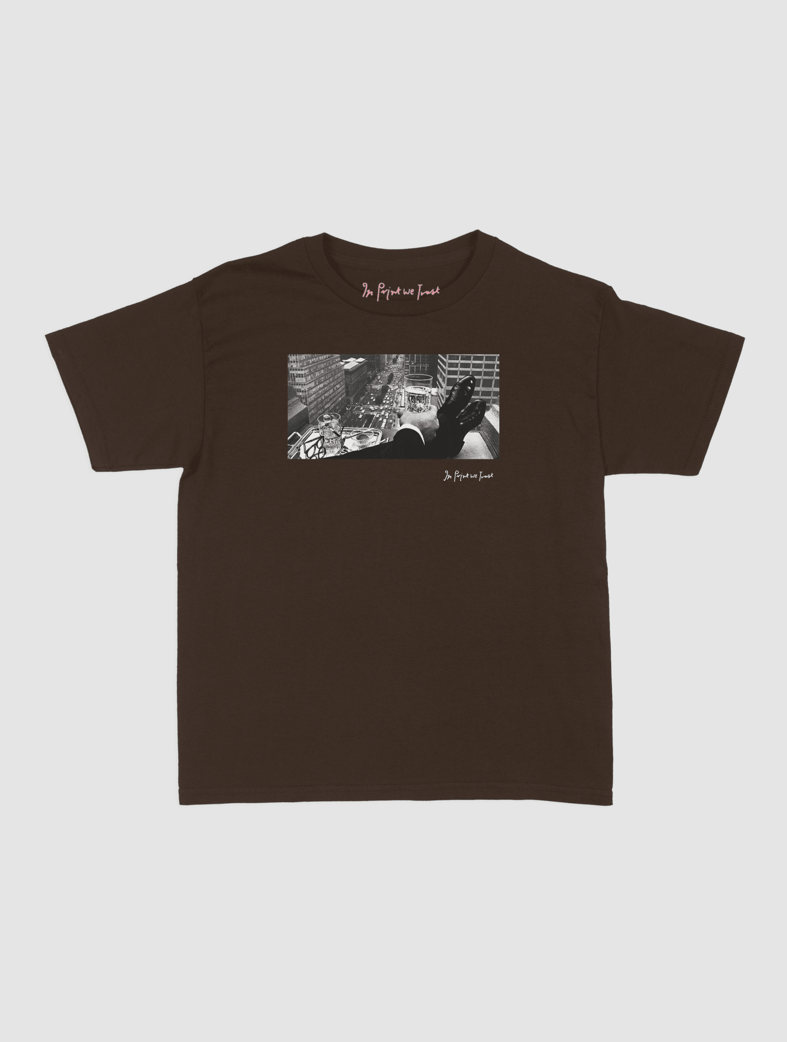 wall street baby tee - In Print We Trust