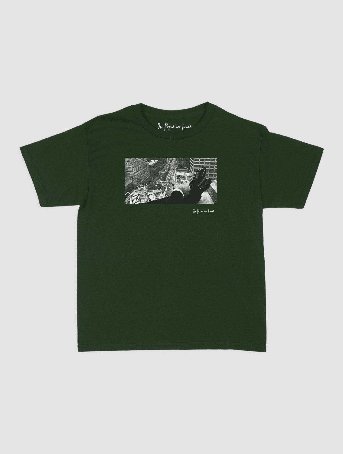 wall street baby tee - In Print We Trust
