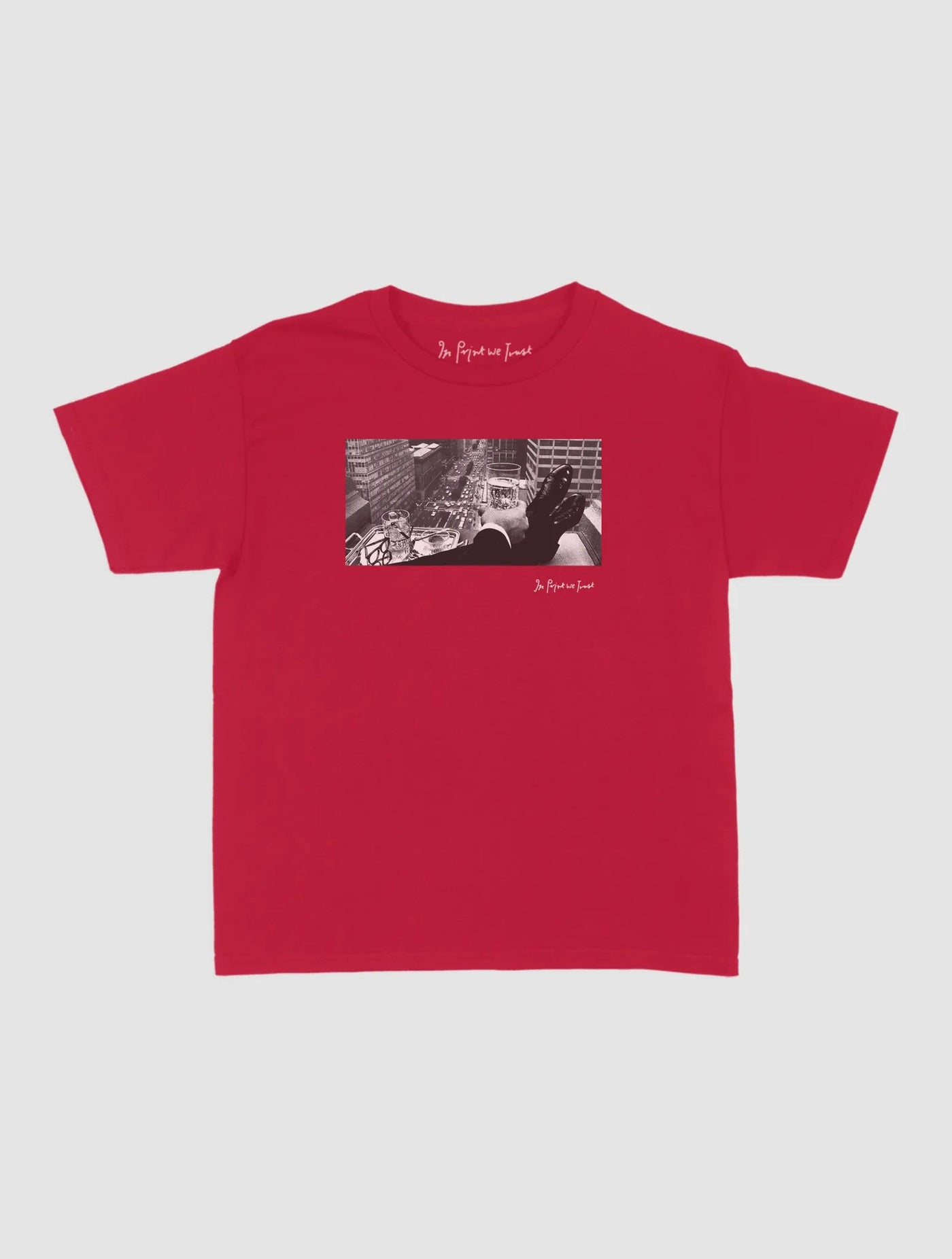 wall street baby tee - In Print We Trust