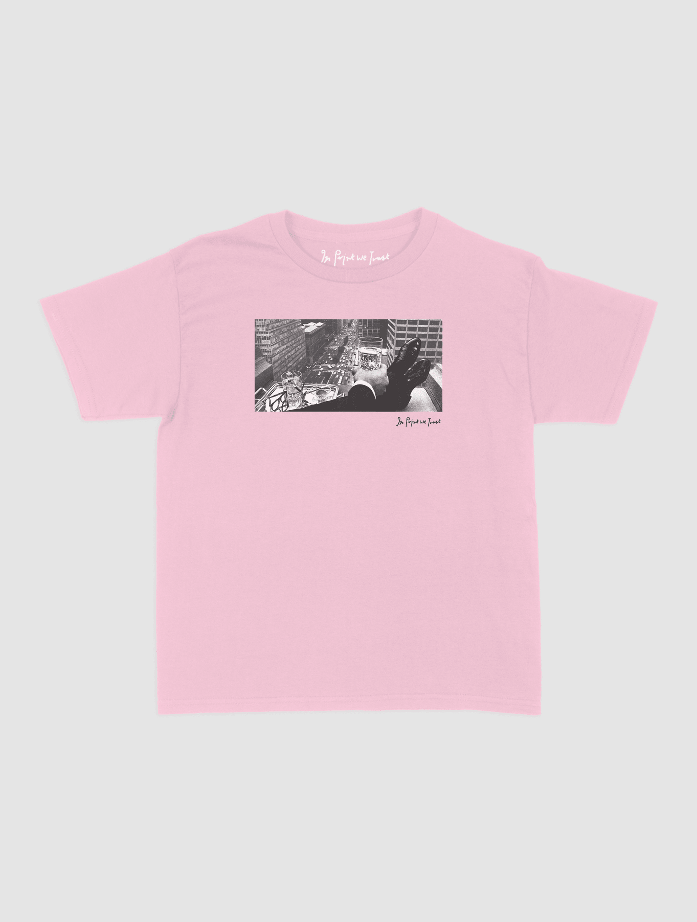 wall street baby tee - In Print We Trust