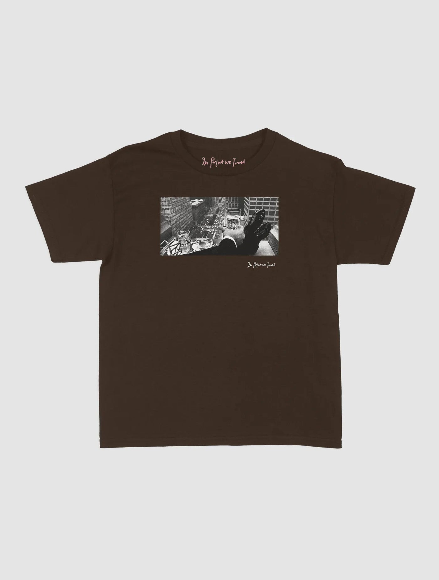 wall street baby tee - In Print We Trust