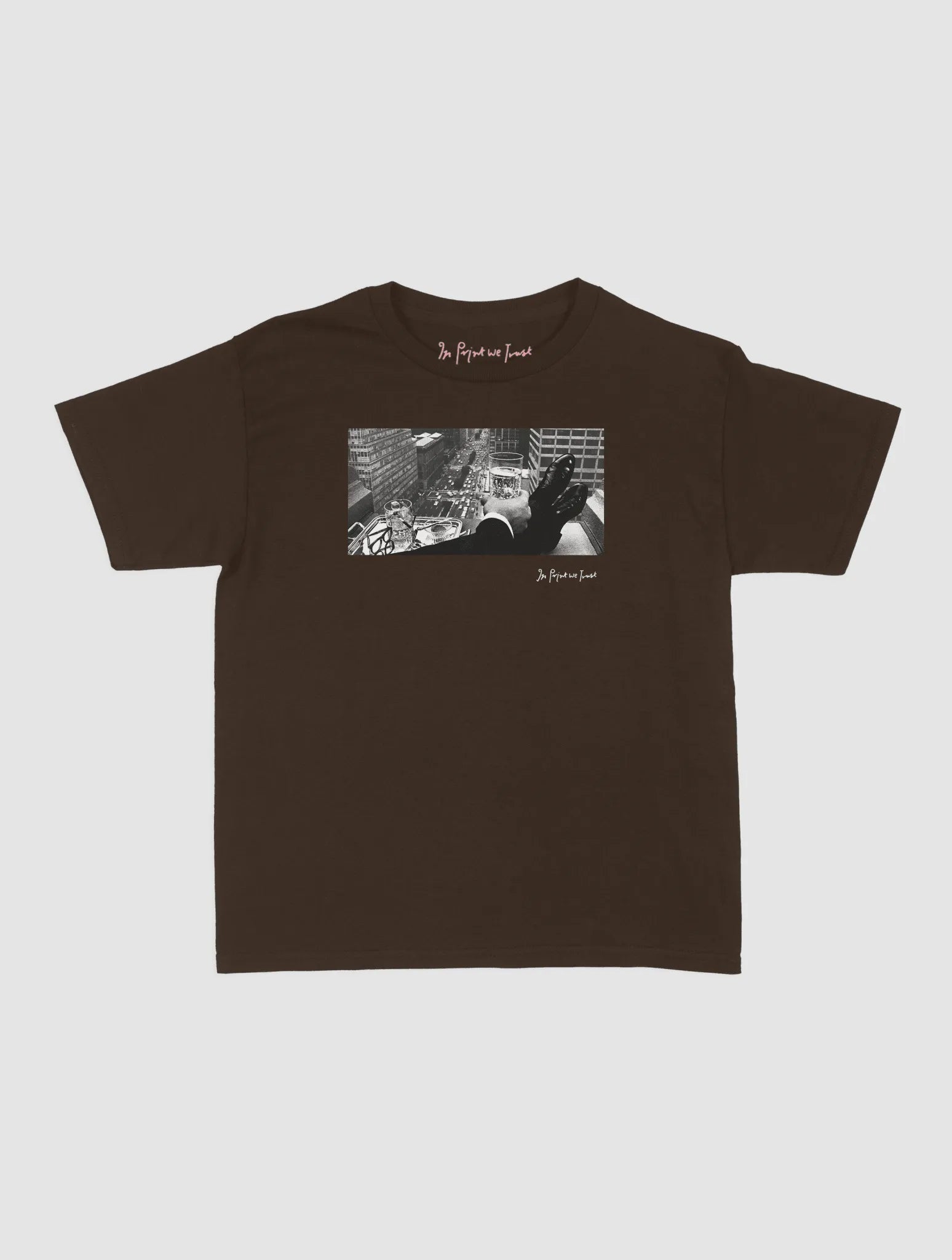 wall street baby tee - In Print We Trust