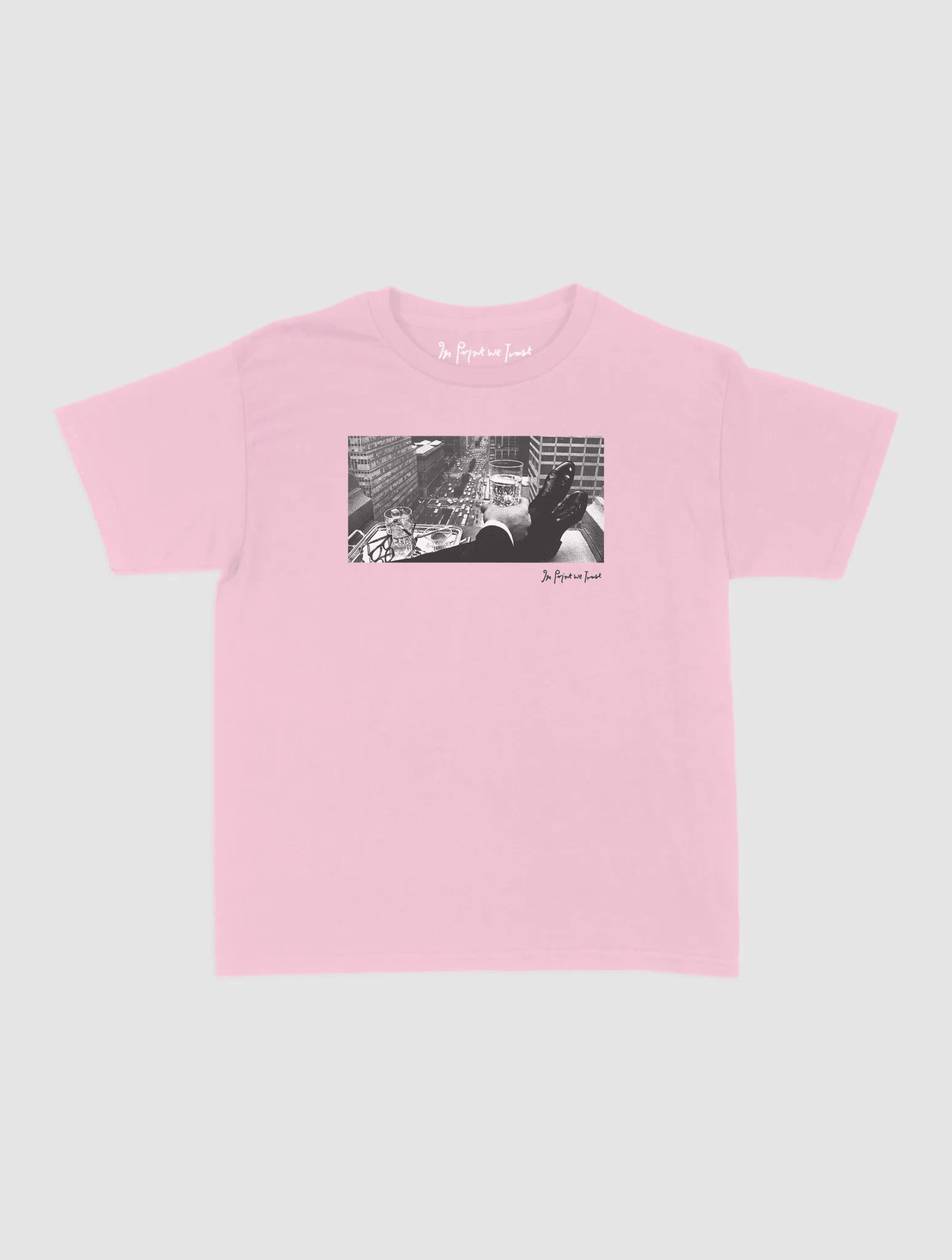 wall street baby tee - In Print We Trust