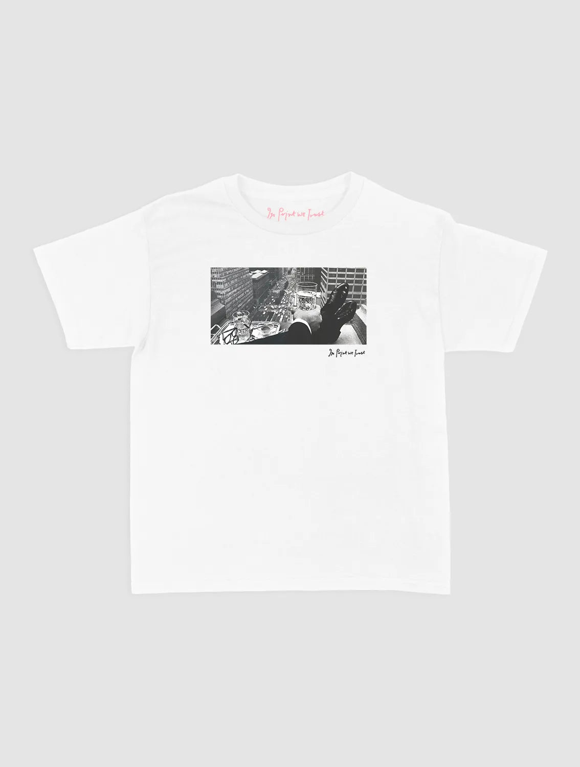 wall street baby tee - In Print We Trust