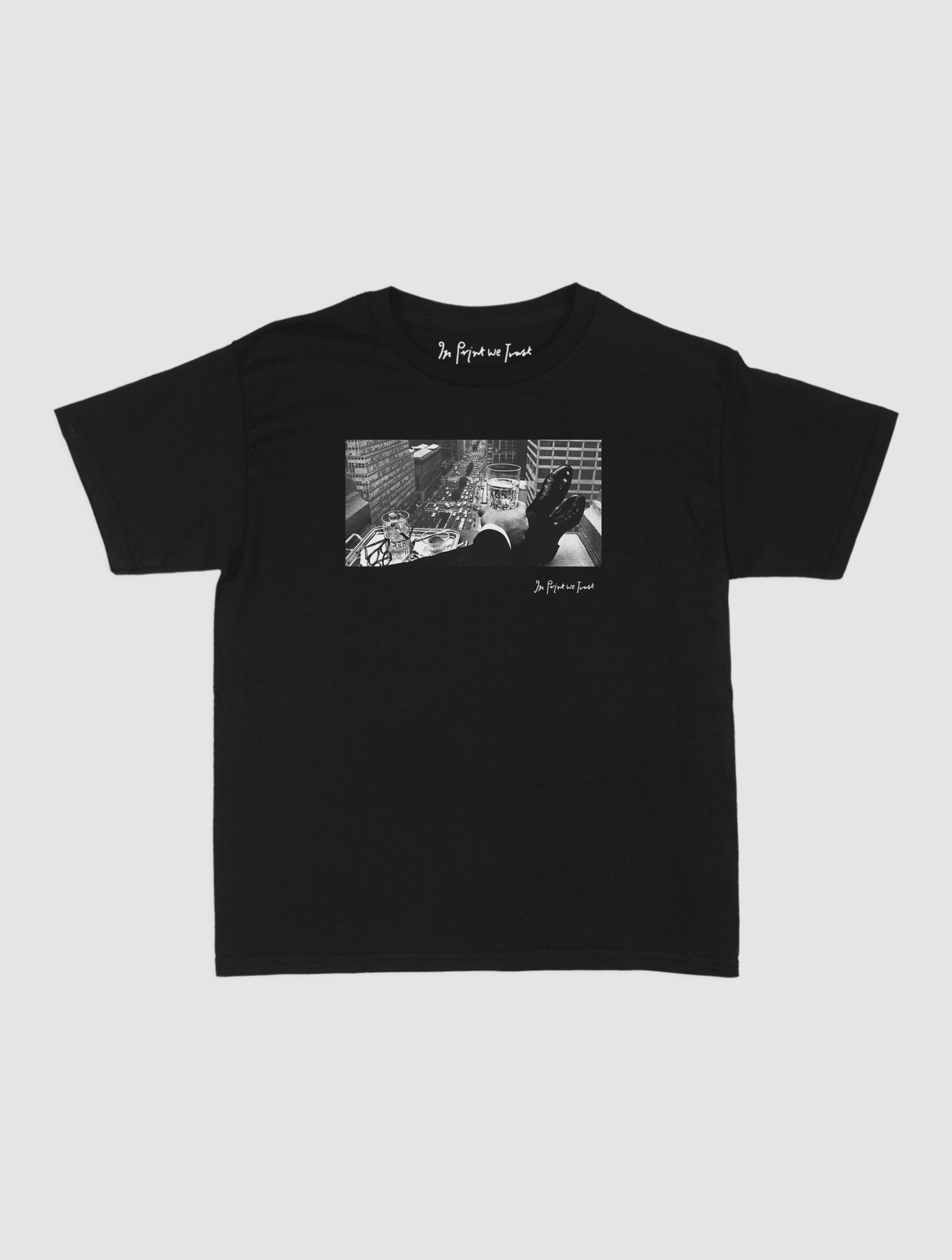 wall street baby tee - In Print We Trust