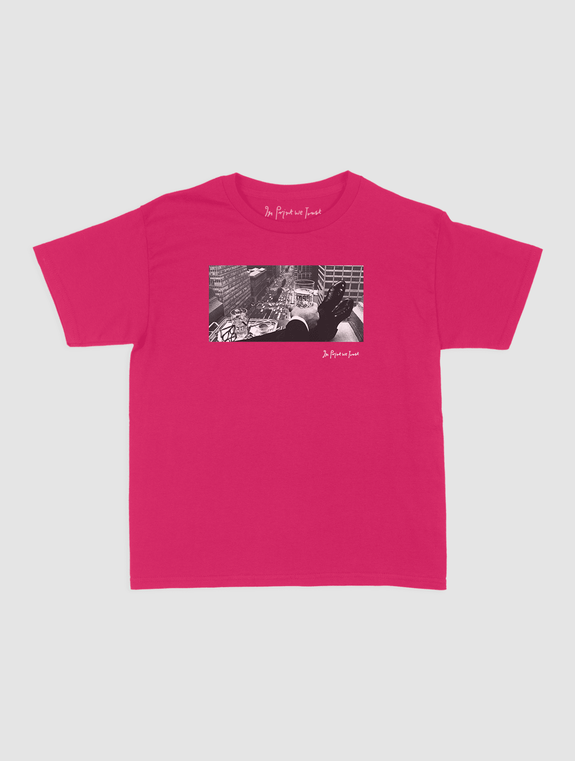 wall street baby tee - In Print We Trust