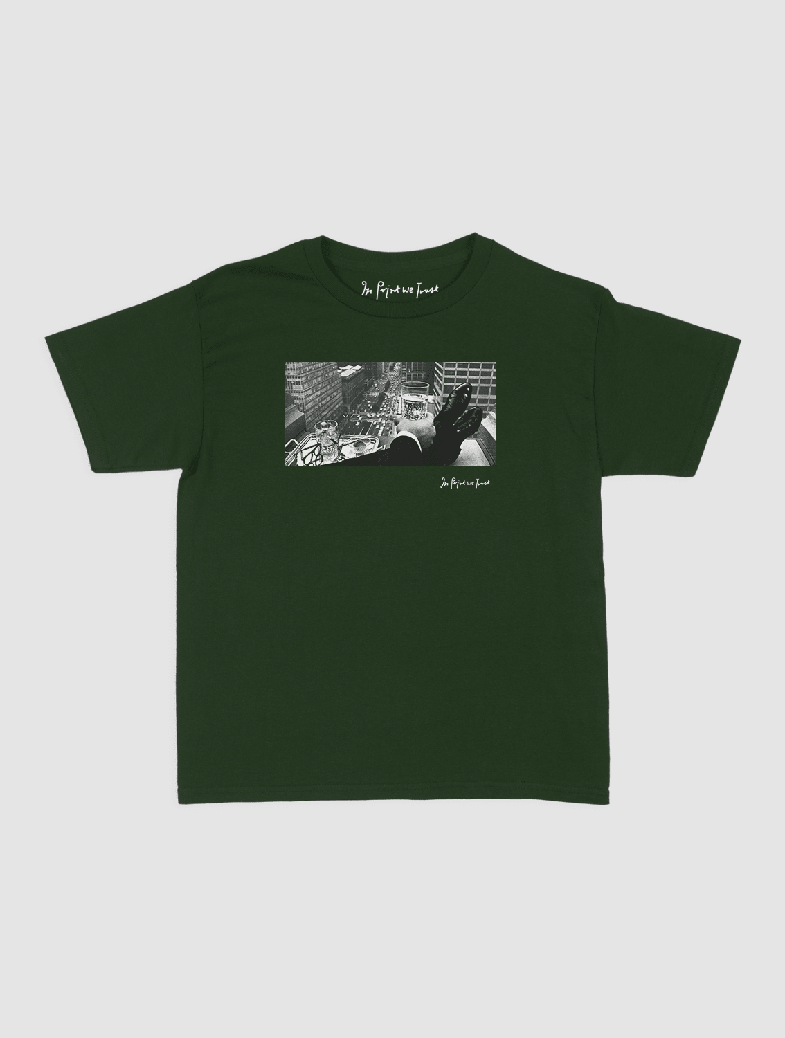wall street baby tee - In Print We Trust