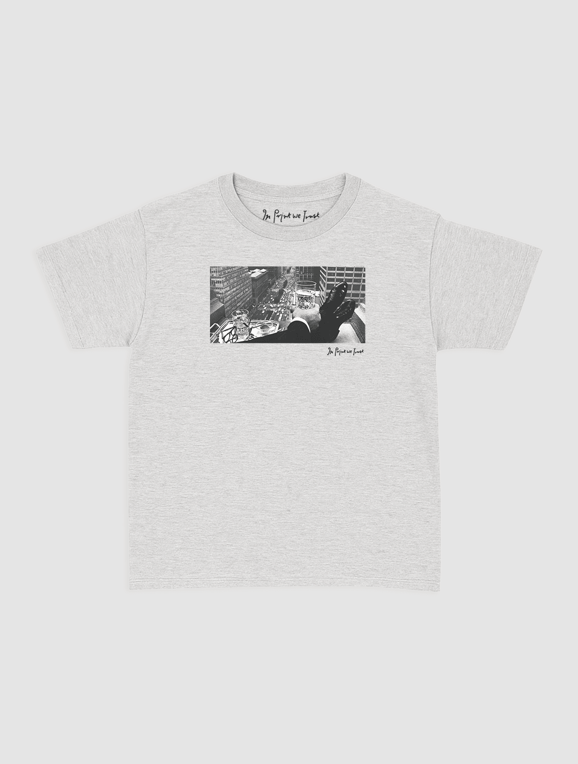 wall street baby tee - In Print We Trust