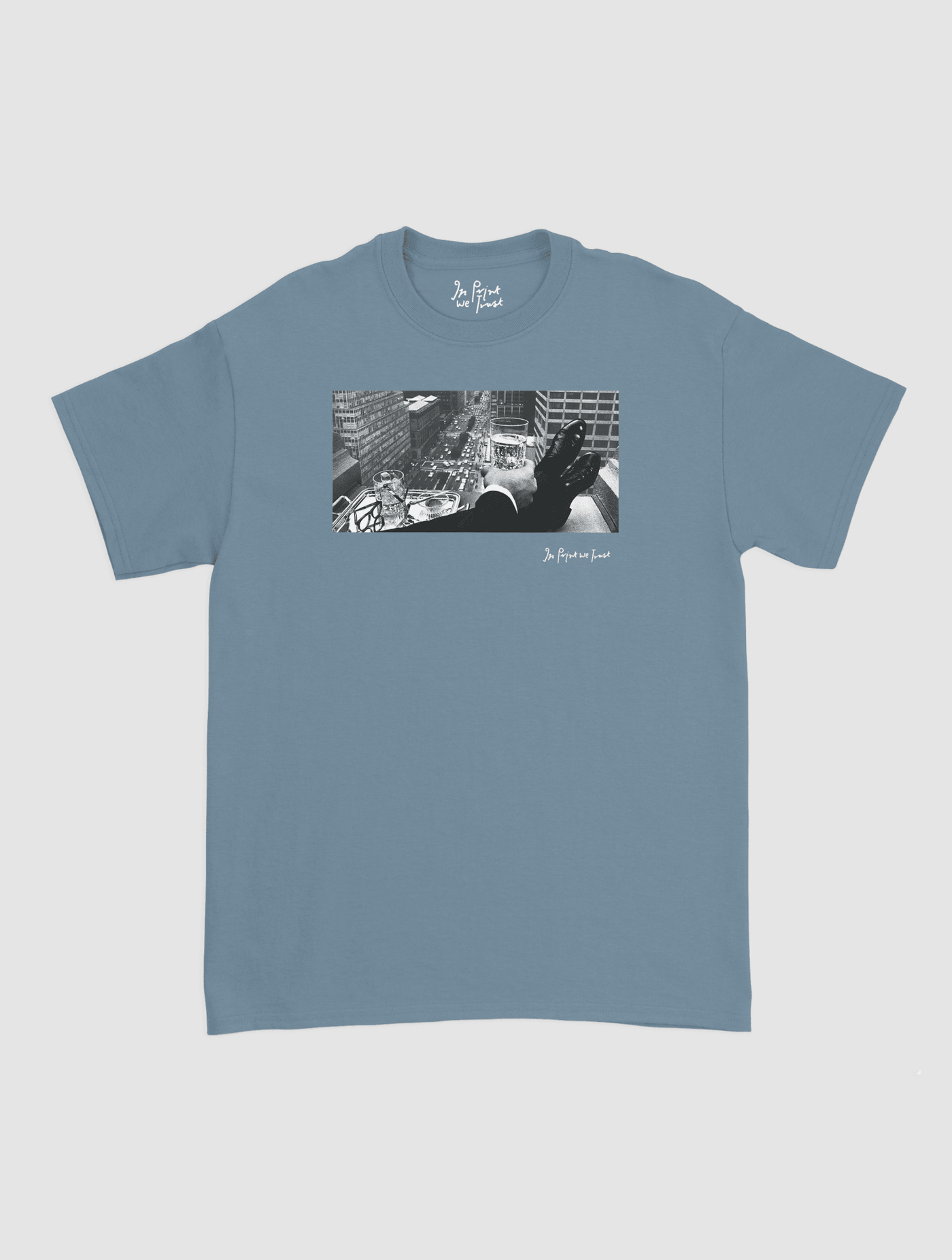 wall street classic tee - In Print We Trust