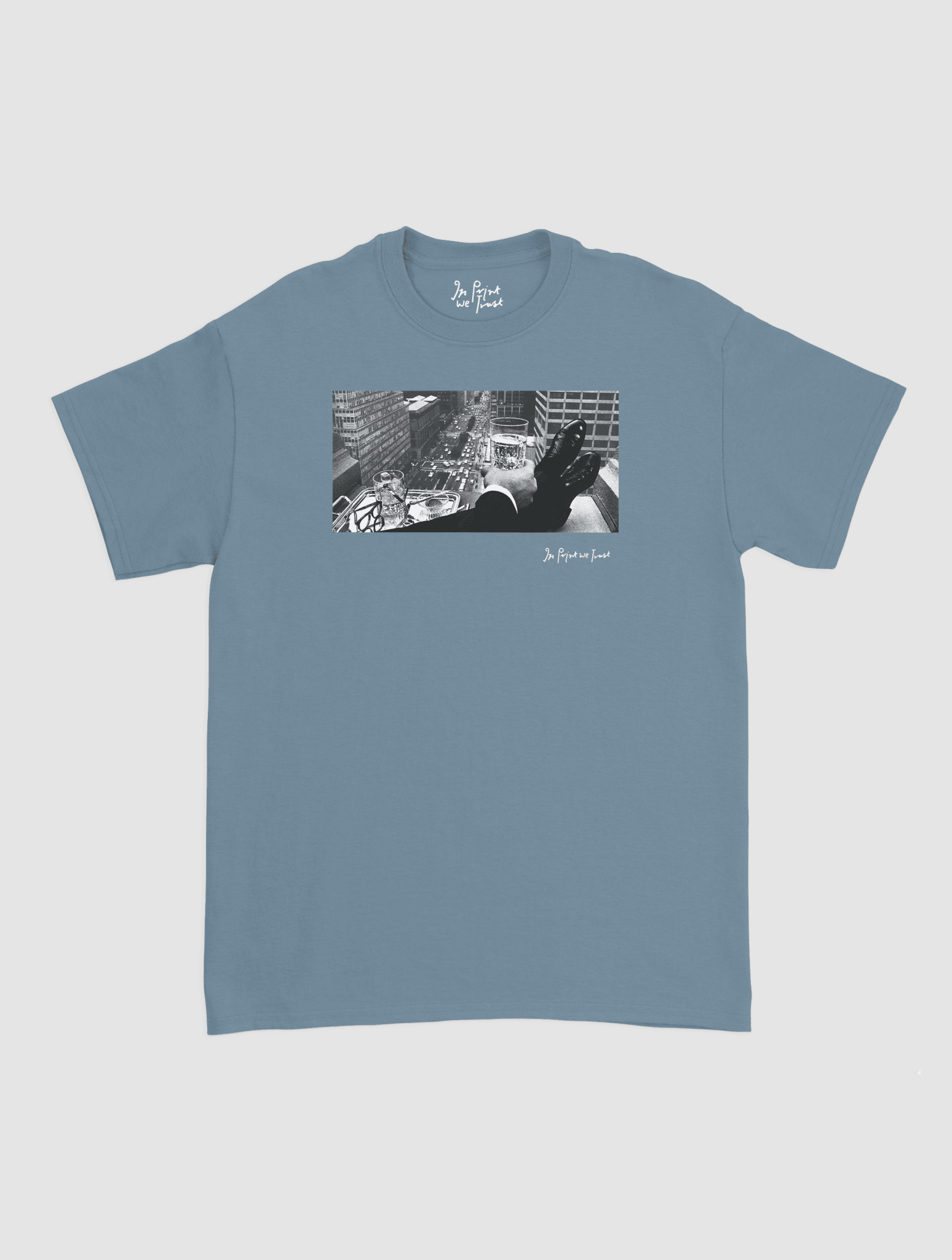 wall street classic tee - In Print We Trust