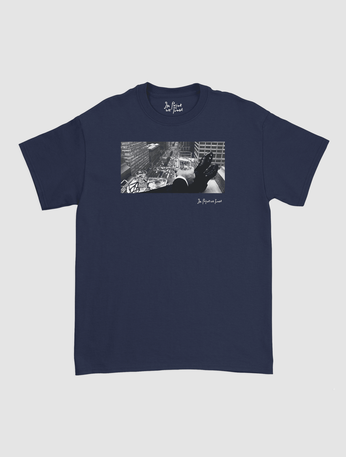 wall street classic tee - In Print We Trust