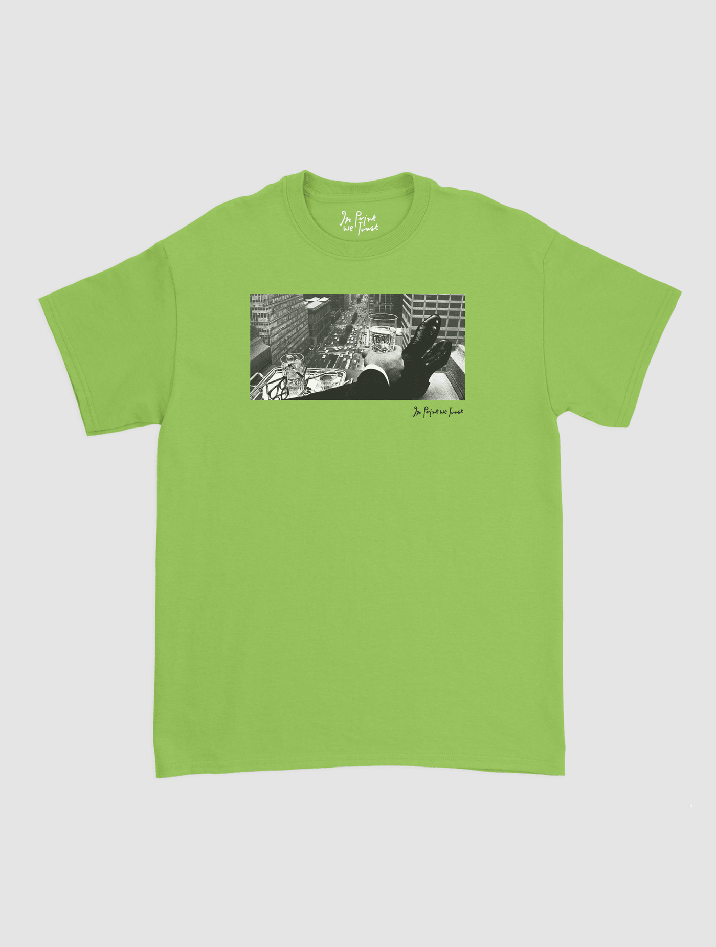 wall street classic tee - In Print We Trust