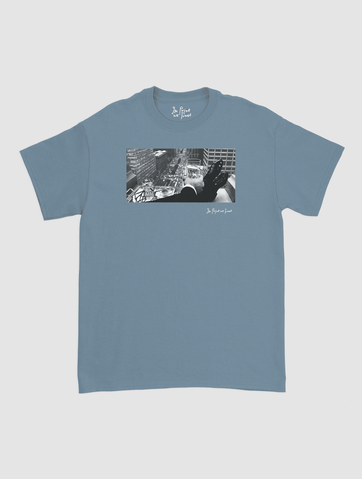 wall street classic tee - In Print We Trust