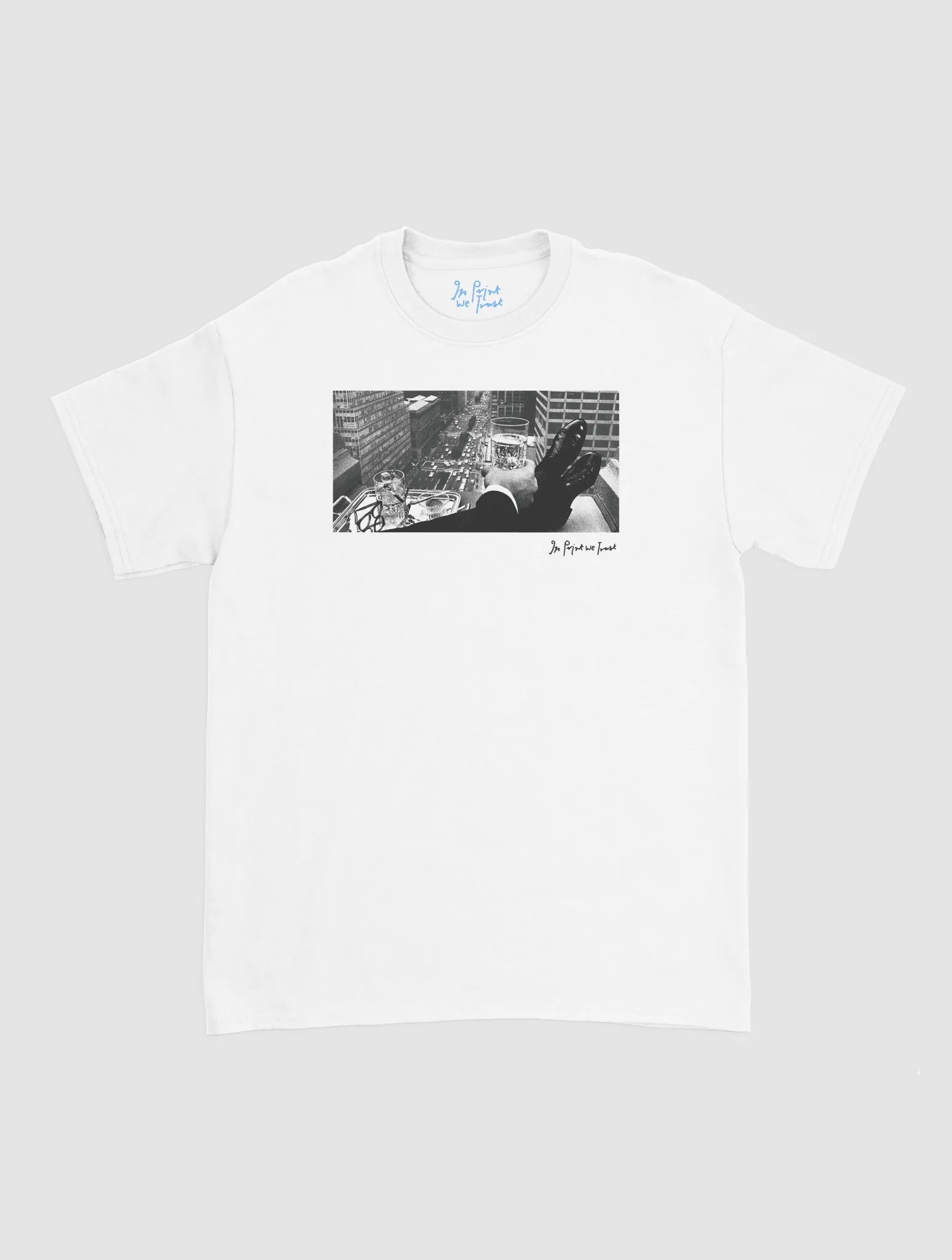 wall street classic tee - In Print We Trust