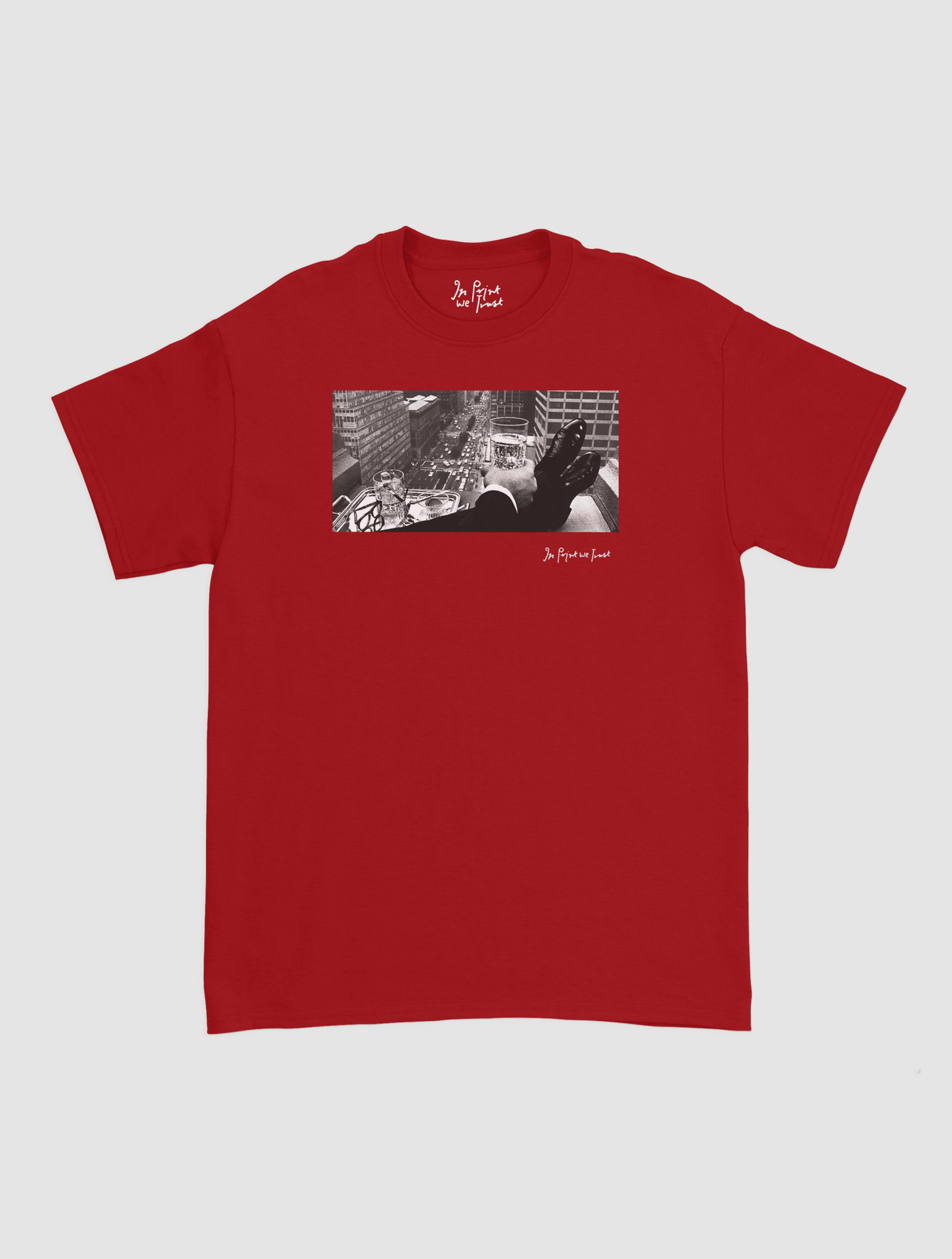 wall street classic tee - In Print We Trust