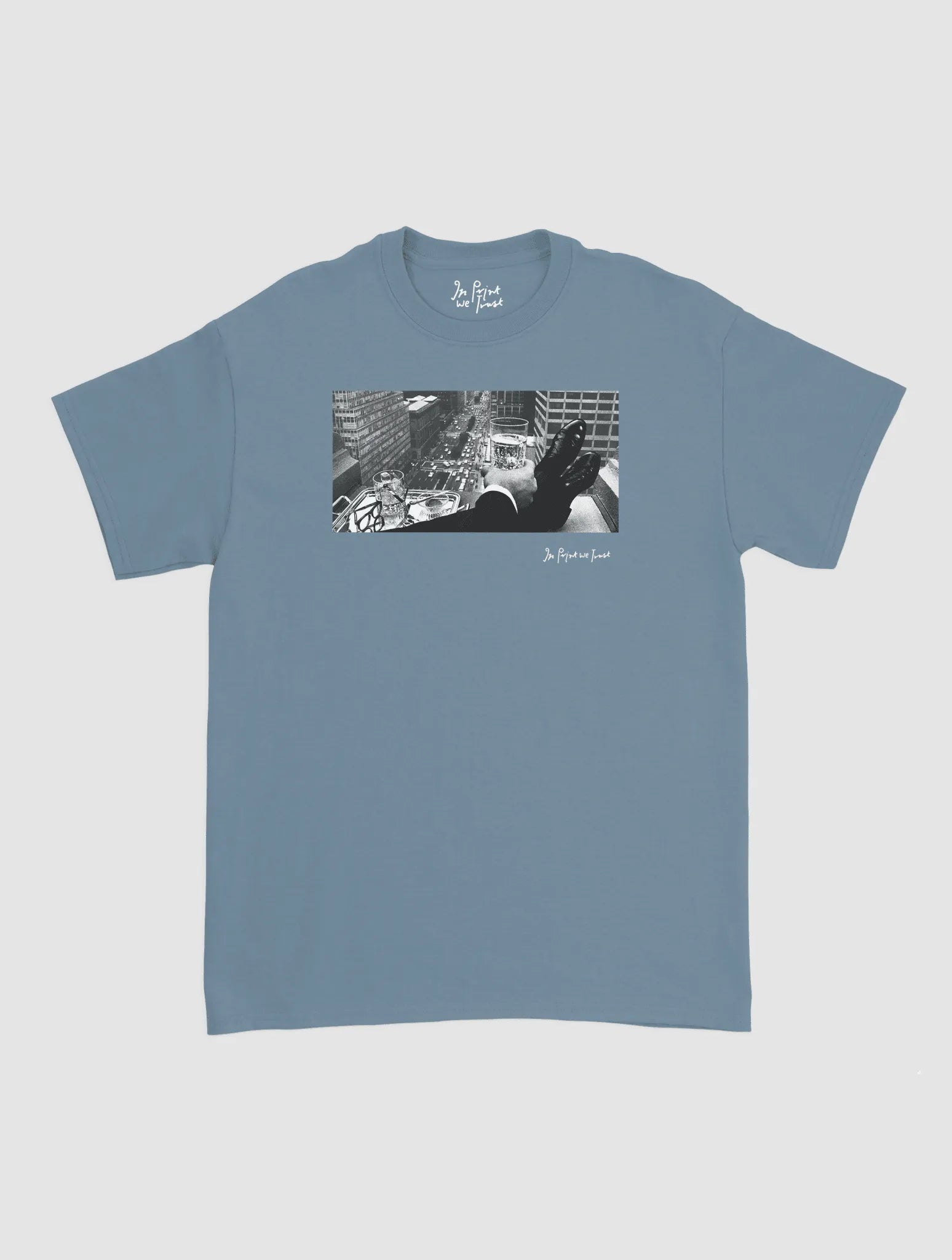 wall street classic tee - In Print We Trust