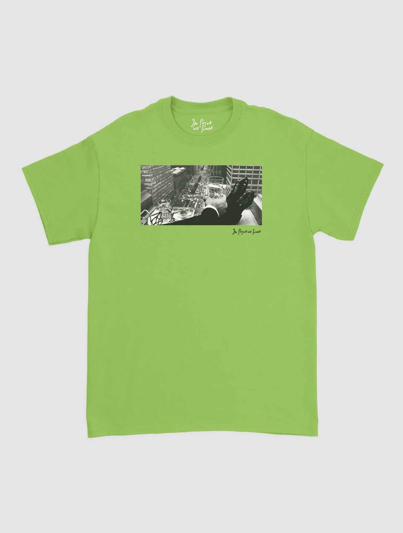 wall street classic tee - In Print We Trust