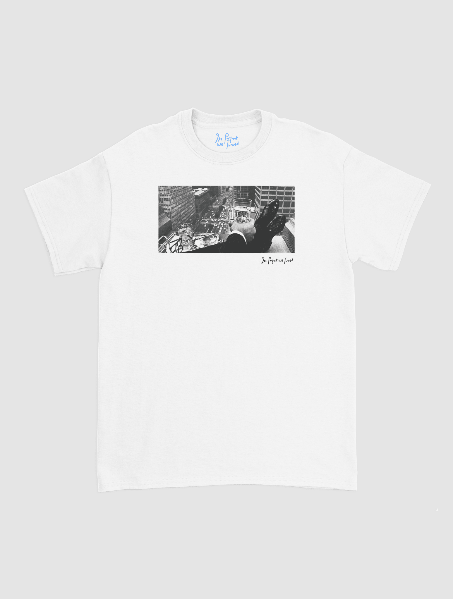 wall street classic tee - In Print We Trust